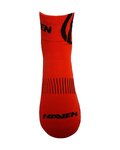 HAVEN Klassische Fahrradsocken - LITE SILVER NEO 2PAK - Rot/Schwarz
