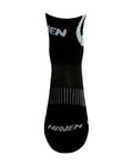 HAVEN Klassische Fahrradsocken - LITE SILVER NEO 2PAK - Schwarz/Weiß