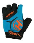 HAVEN Fingerlose Fahrradhandschuhe - DEMO SHORT - Blau/Orange