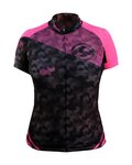 HAVEN Kurzarm Fahrradtrikot - SINGLETRAIL WOMEN - Schwarz/Rosa