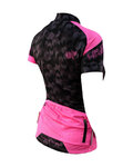 HAVEN Kurzarm Fahrradtrikot - SINGLETRAIL WOMEN - Schwarz/Rosa