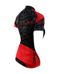 HAVEN Kurzarm Fahrradtrikot - SINGLETRAIL WOMEN - Schwarz/Rot