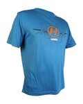 HAVEN Kurzarm Fahrradtrikot - NAVAHO II SHORT - Blau/Orange