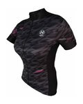 HAVEN Kurzarm Fahrradtrikot - SKINFIT WOMEN - Schwarz/Rosa