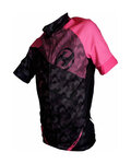 HAVEN Kurzarm Fahrradtrikot - SINGLETRAIL KID - Schwarz/Rosa