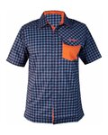 HAVEN Hemd - AGNESS SLIMFIT - Blau/Orange