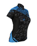 HAVEN Kurzarm Fahrradtrikot - SINGLETRAIL WOMEN - Schwarz/Blau