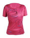 HAVEN Kurzarm Fahrradtrikot - ENERGY CRAZY SHORT - Rosa