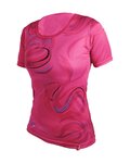HAVEN Kurzarm Fahrradtrikot - ENERGY CRAZY SHORT - Rosa