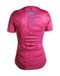 HAVEN Kurzarm Fahrradtrikot - ENERGY CRAZY SHORT - Rosa