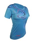HAVEN Kurzarm Fahrradtrikot - ENERGY CRAZY SHORT - Blau