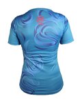 HAVEN Kurzarm Fahrradtrikot - ENERGY CRAZY SHORT - Blau