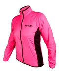 HAVEN Winddichte Fahrradjacke - FEATHERLITE - Rosa/Schwarz