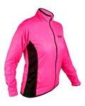 HAVEN Winddichte Fahrradjacke - FEATHERLITE - Rosa/Schwarz