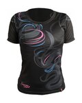 HAVEN Kurzarm Fahrradtrikot - ENERGY CRAZY SHORT - Schwarz