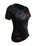 HAVEN Kurzarm Fahrradtrikot - ENERGY CRAZY SHORT - Schwarz