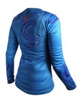 HAVEN Langarm Fahrradtrikot für den Sommer - ENERGY CRAZY LONG - Blau