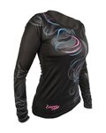 HAVEN Langarm Fahrradtrikot für den Sommer - ENERGY CRAZY LONG - Schwarz