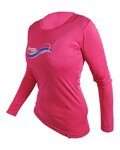 HAVEN Langarm Fahrradtrikot für den Sommer - ENERGY LONG - Rosa