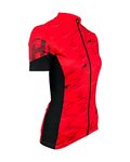 HAVEN Kurzarm Fahrradtrikot - SKINFIT NEO WOMEN - Rot/Schwarz