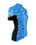 HAVEN Kurzarm Fahrradtrikot - SKINFIT NEO WOMEN - Blau/Weiß