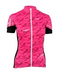 HAVEN Kurzarm Fahrradtrikot - SKINFIT NEO WOMEN - Rosa/Weiß