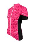 HAVEN Kurzarm Fahrradtrikot - SKINFIT NEO WOMEN - Rosa/Weiß