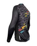 HAVEN Langarm Fahrradtrikot für den Winter - STRATO - Schwarz/mehrfarbig