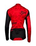 HAVEN Langarm Fahrradtrikot für den Winter - STRATO - Rot