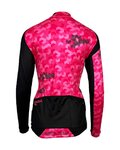 HAVEN Langarm Fahrradtrikot für den Winter - STRATO - Rosa