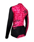 HAVEN Langarm Fahrradtrikot für den Winter - STRATO - Rosa