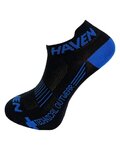 HAVEN Knöchelhohe Fahrradsocken - SNAKE SILVER NEO 2PAK - Schwarz/Blau