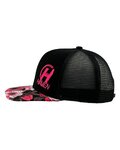 HAVEN Fahrradmütze - TRUCKER - Schwarz/Rosa