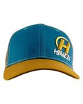 HAVEN Fahrradmütze - TRUCKER - Blau/Braun