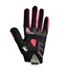 HAVEN Langfinger-Fahrradhandschuhe - DEMO NEO LONG - Schwarz/Rosa