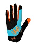 HAVEN Langfinger-Fahrradhandschuhe - DEMO NEO LONG - Blau/Orange
