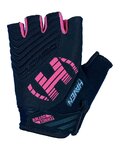 HAVEN Fingerlose Fahrradhandschuhe - DEMO NEO SHORT - Schwarz/Rosa