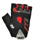 HAVEN Fingerlose Fahrradhandschuhe - DEMO NEO SHORT - Schwarz/Rot