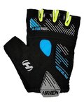 HAVEN Fingerlose Fahrradhandschuhe - DEMO NEO SHORT - Grün/Blau