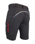 HAVEN Fahrradshorts ohne Träger - NAVAHO SHORTY - Rot/Schwarz