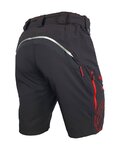 HAVEN Fahrradshorts ohne Träger - NAVAHO SHORTY - Rot/Schwarz