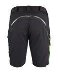 HAVEN Fahrradshorts ohne Träger - NAVAHO SHORTY - Schwarz/Grün