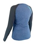 HAVEN Langarm Fahrradtrikot für den Sommer - FACTORY TRAIL - Schwarz/Blau