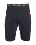 HAVEN Fahrradshorts ohne Träger - NALISHA SLIMFIT - Schwarz/Rot