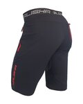 HAVEN Fahrradshorts ohne Träger - NALISHA SLIMFIT - Schwarz/Rot
