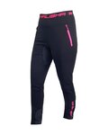 HAVEN Lange Fahrradhose ohne Träger  - NALISHA SLIMFIT - Schwarz/Rosa