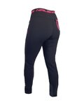 HAVEN Lange Fahrradhose ohne Träger  - NALISHA SLIMFIT - Schwarz/Rosa