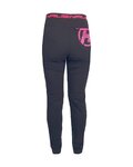HAVEN Lange Fahrradhose ohne Träger  - NALISHA SLIMFIT - Schwarz/Rosa