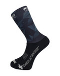HAVEN Klassische Fahrradsocken - AERO - Schwarz/Blau