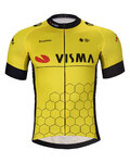 BONAVELO Kurzarm Radtrikot und Shorts - JUMBO-VISMA 2025 - Gelb/Schwarz